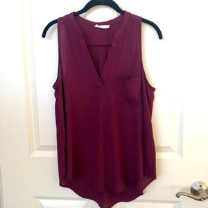 Lush Classic Sleeveless Blouse